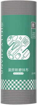 Tear-off microfiber cleaning cloth roll