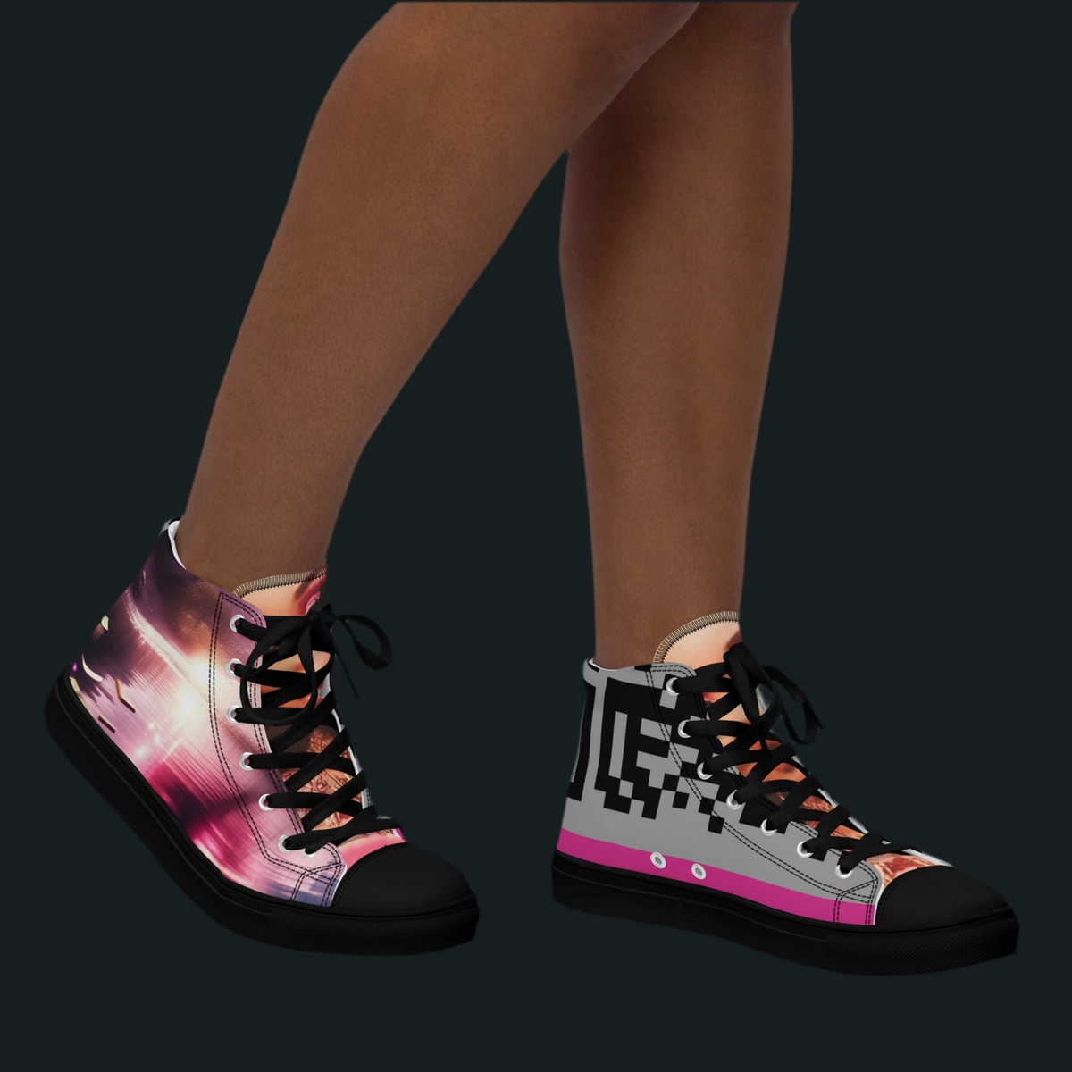 Dress N Code Women's High Top Sneakers