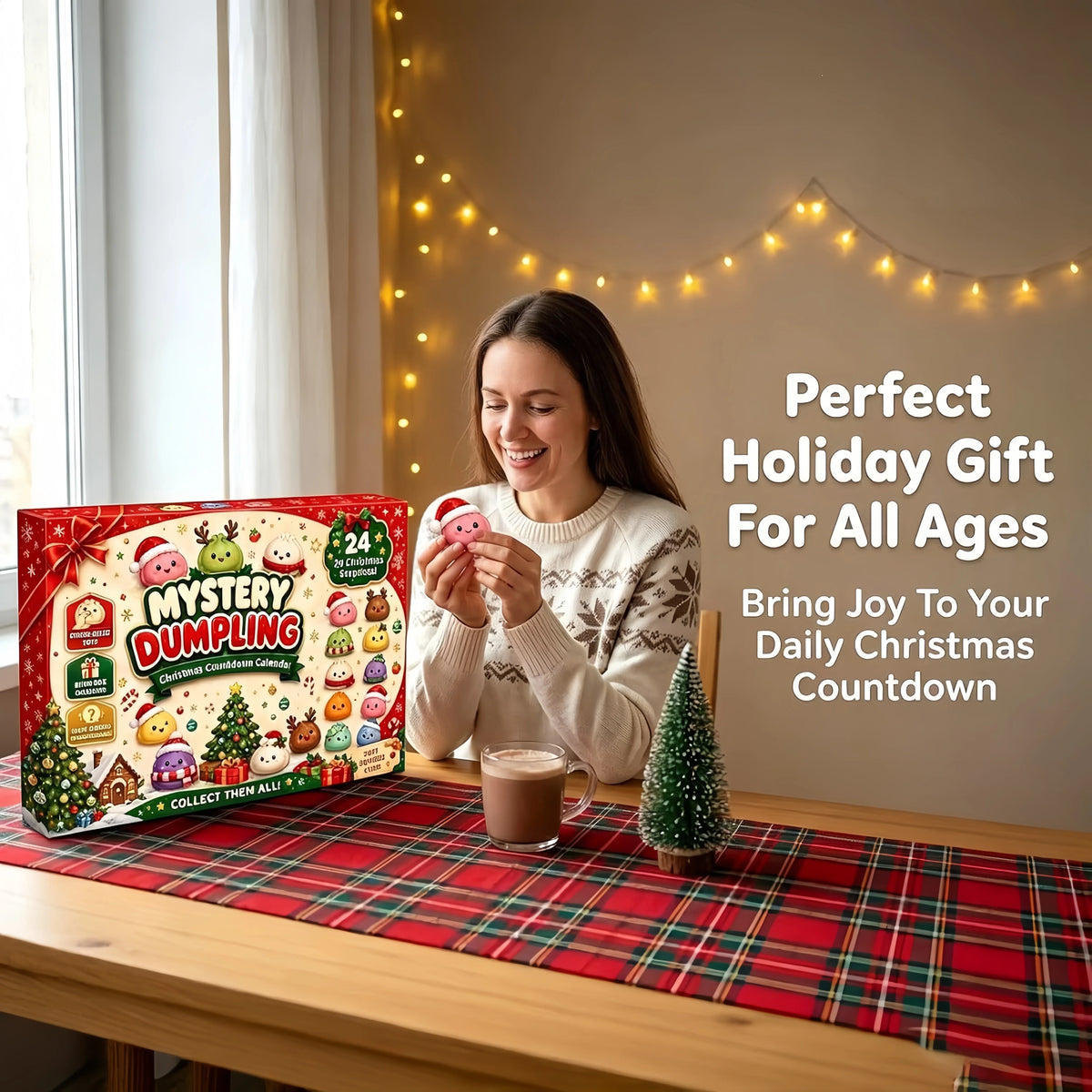 Squish Countdown: 24-Day Dumpling Squishy Advent Calendar