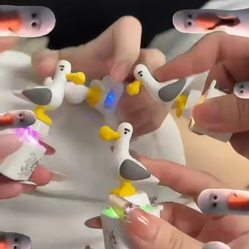 Seagull Sound Button Keychain