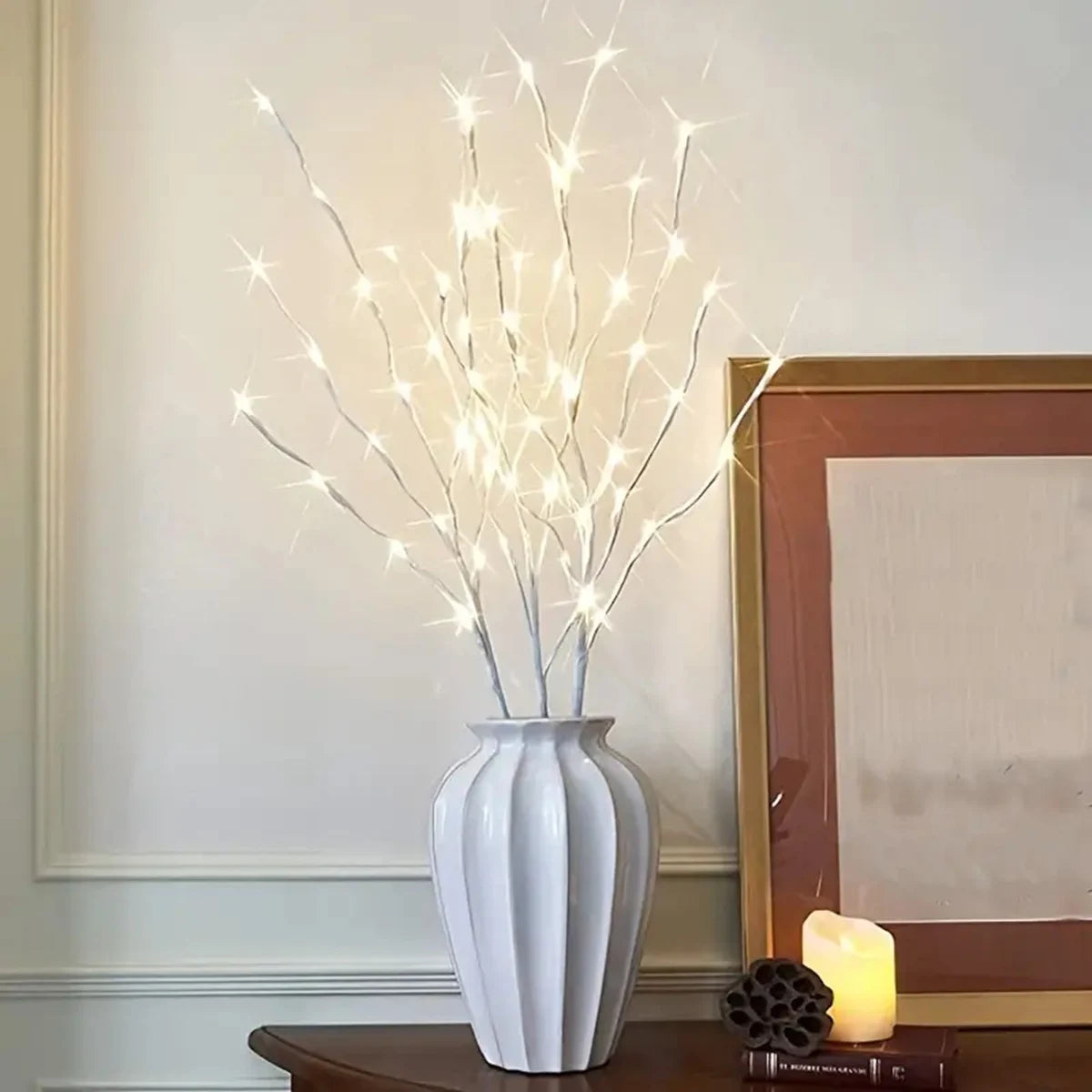 LED Birch Branch Lights