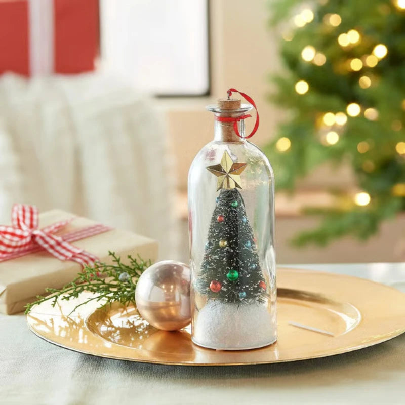Say It Twice: Recordable Christmas Message Bottle Ornament