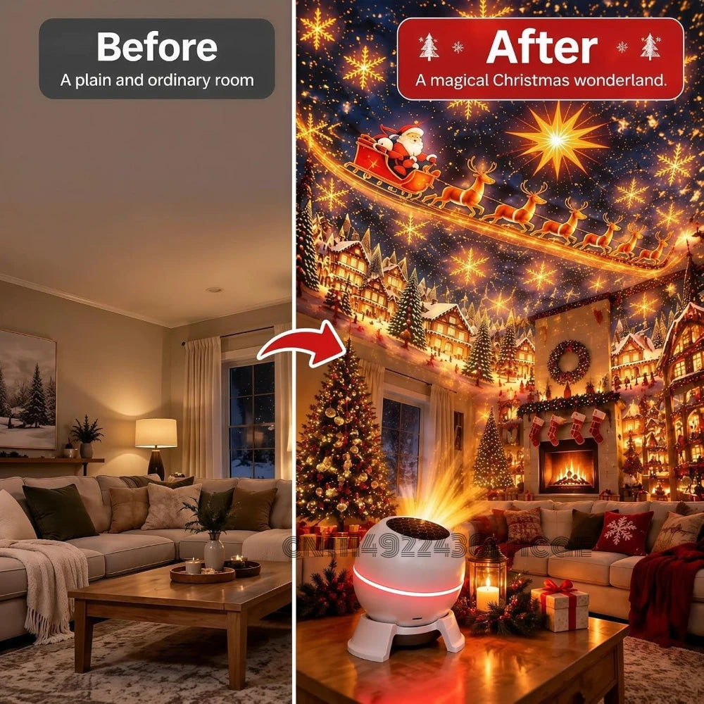 Christmas Projection Night Light