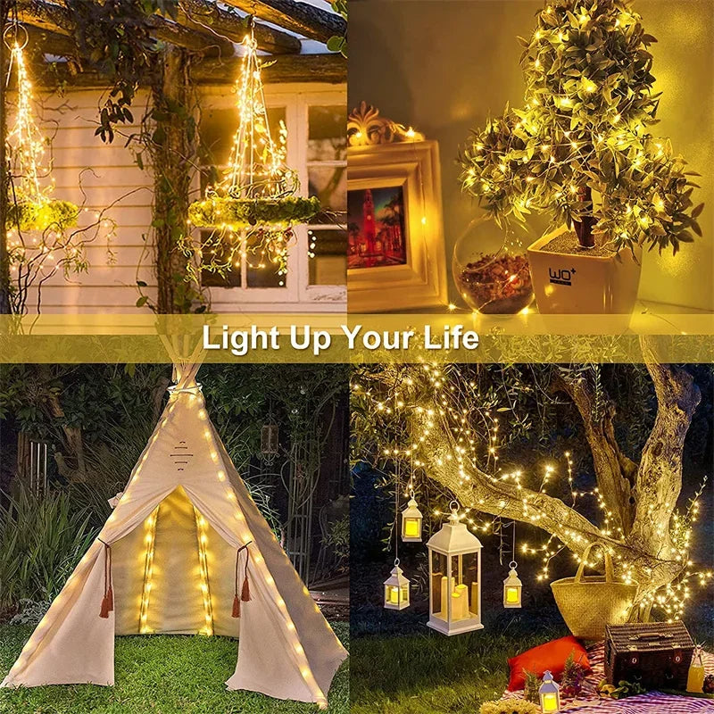 Sun Glow: Outdoor Solar Fairy String Lights