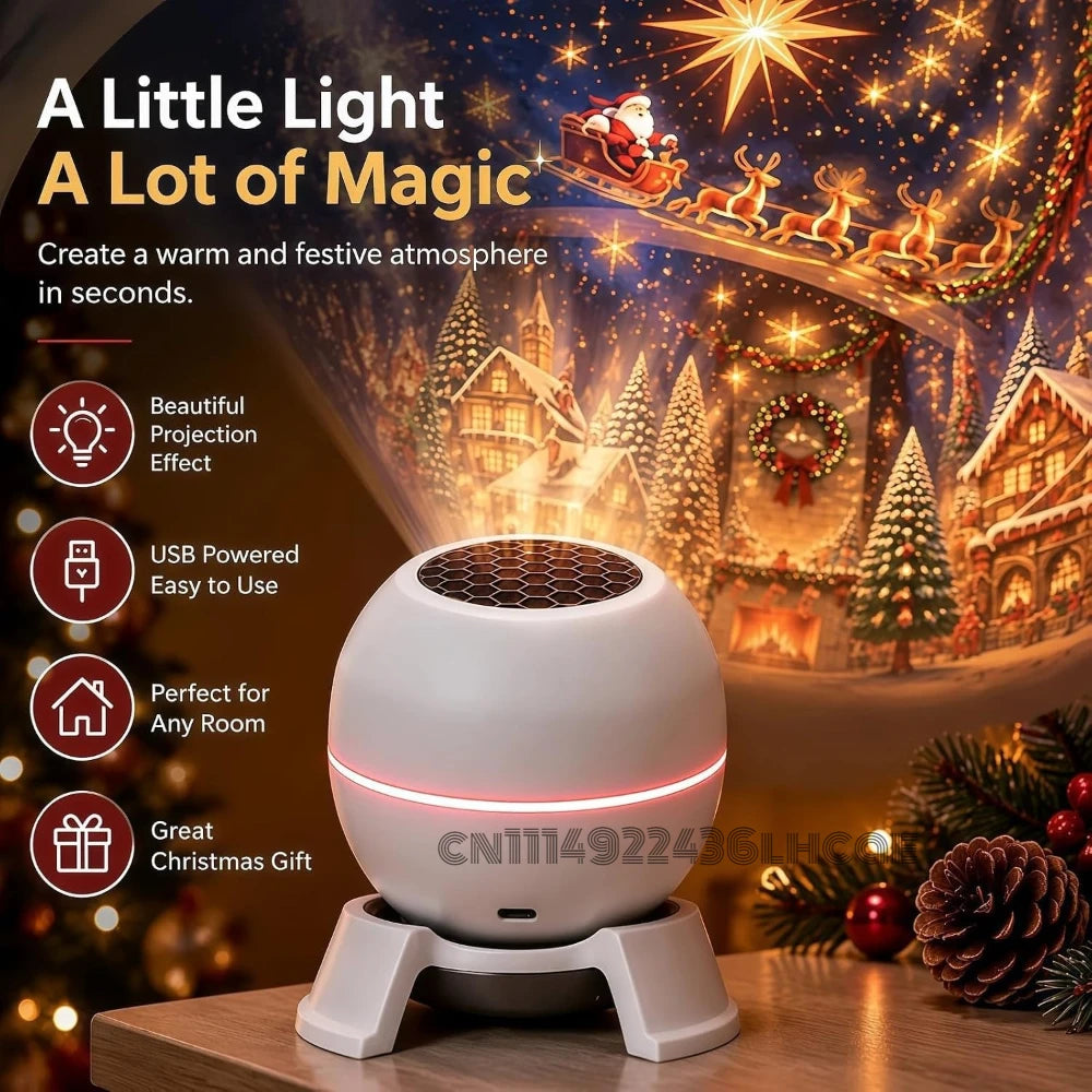 Christmas Projection Night Light